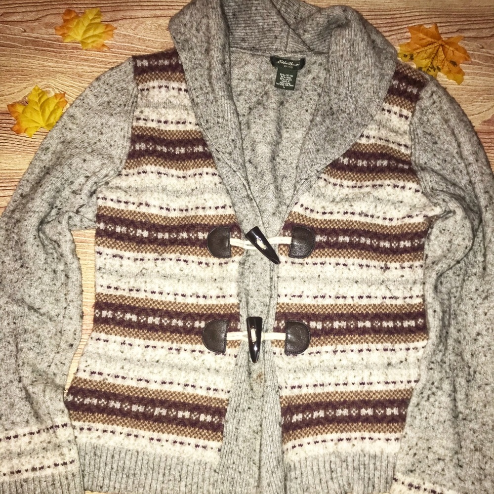 40% off Sale! Fleece Coat Size Large Aztec Print